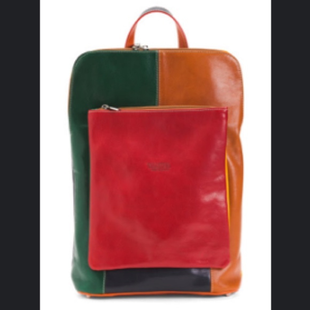 Valentina Made in Italy Vachetta Leather Backpack